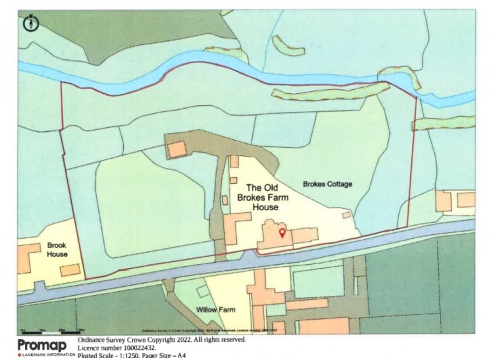 Floorplan for The Old Brokes Farm House & Cottage, Nr Richmond