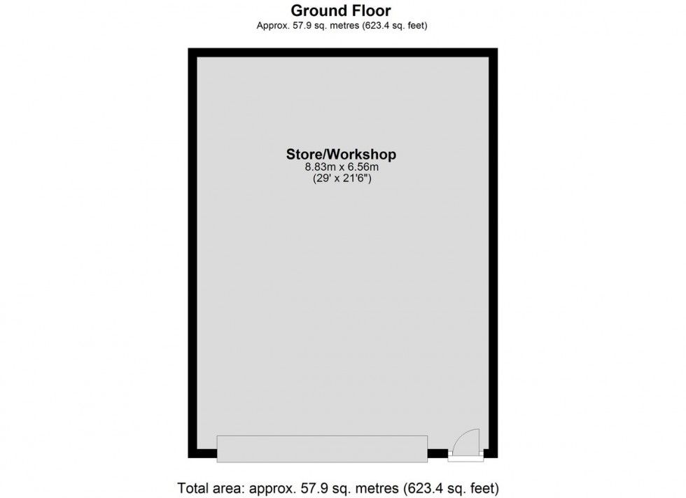 Floorplan for The Old Brokes Farm House & Cottage, Nr Richmond