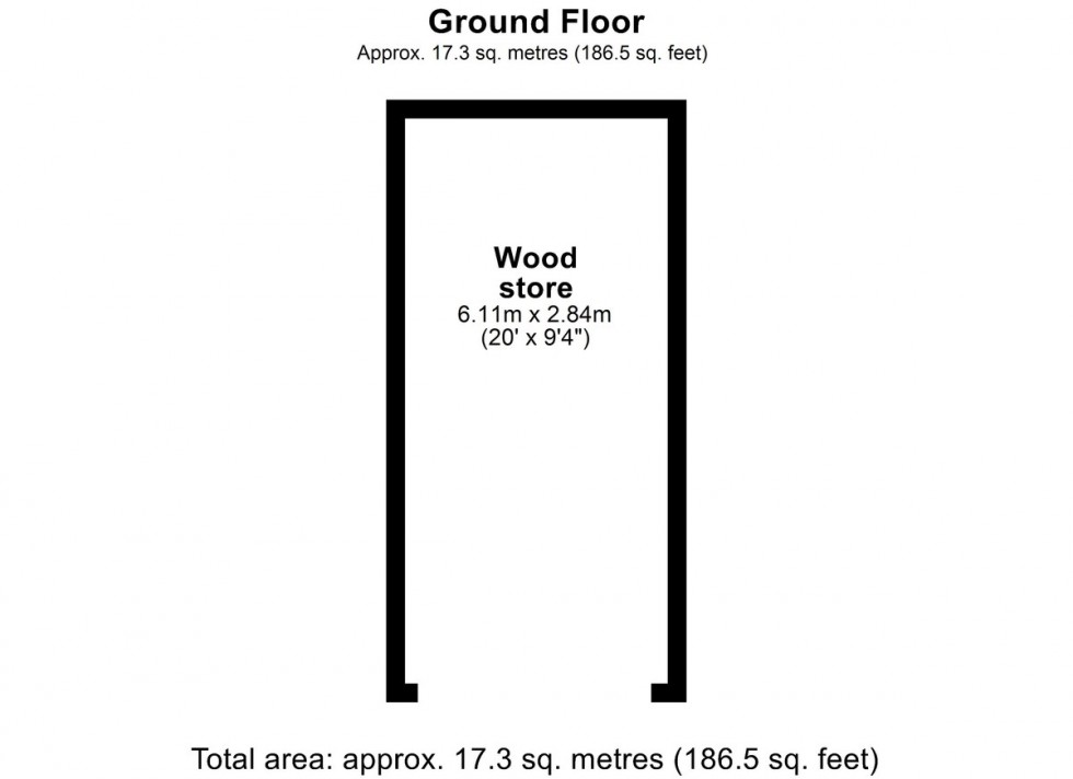 Floorplan for The Old Brokes Farm House & Cottage, Nr Richmond