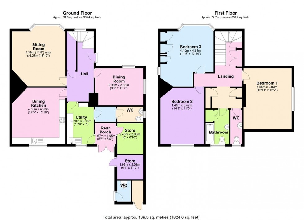 Floorplan for 8 Wycar, Bedale