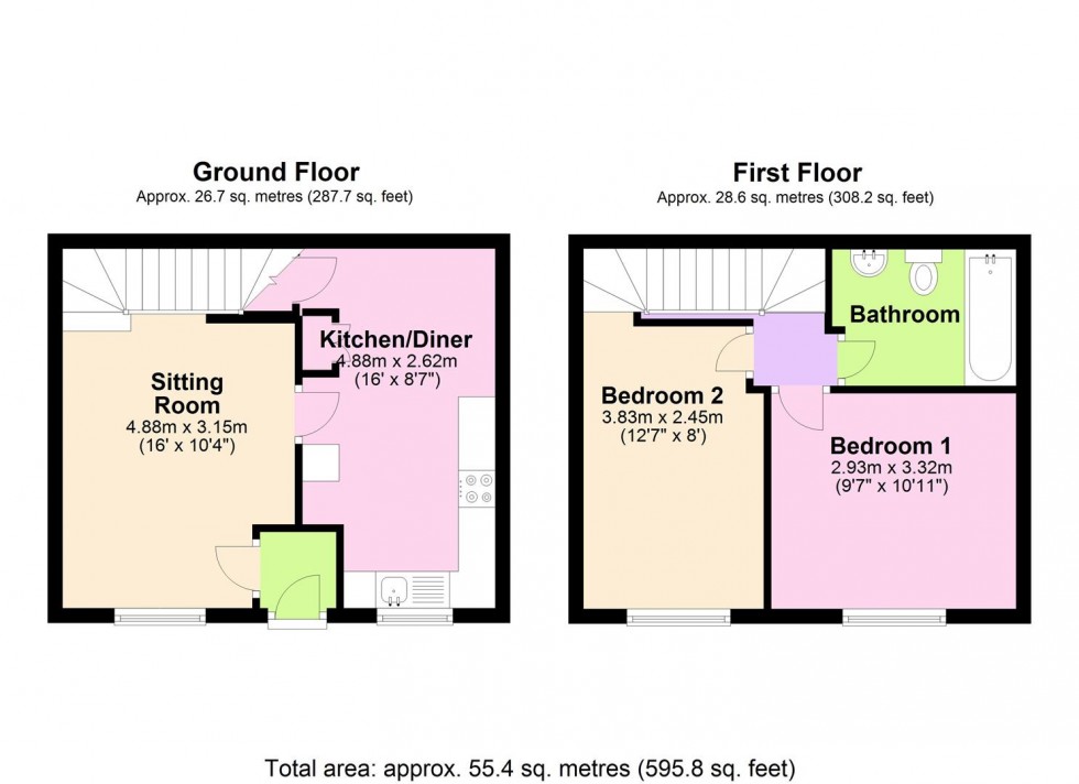 Floorplan for 10 The Old Pickle House, Bedale