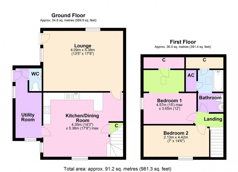 Floorplan for Park Lodge, Healaugh, Swaledale