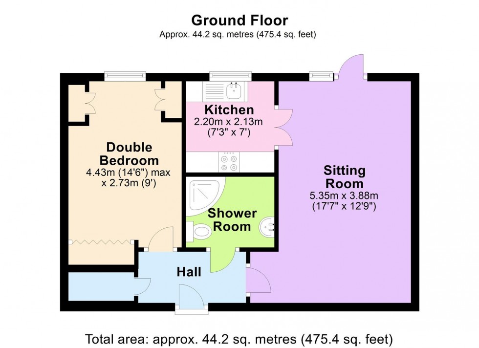 Floorplan for Greendale Court, Bedale