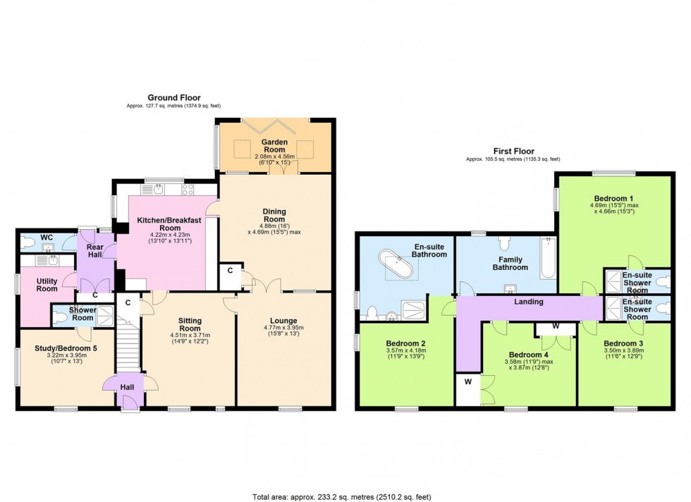 Floorplan for Chatsworth Cottage, Kaygram, West Witton