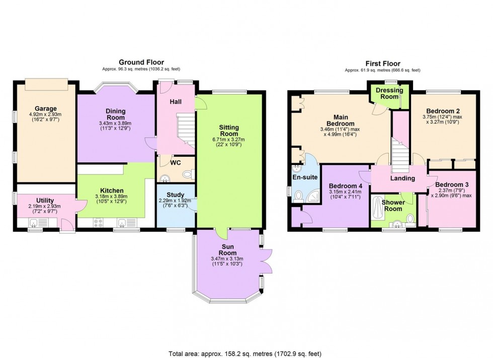 Floorplan for Mastil Close, Little Crakehall, Bedale