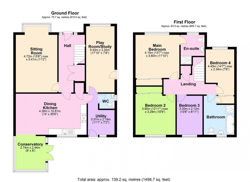 Floorplan for Coronation Road, Little Crakehall, Bedale