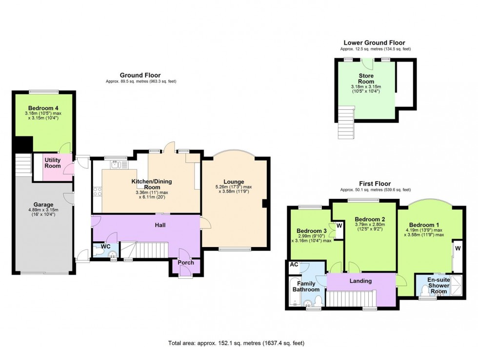 Floorplan for Thornborough Close, Moor Road, Leyburn