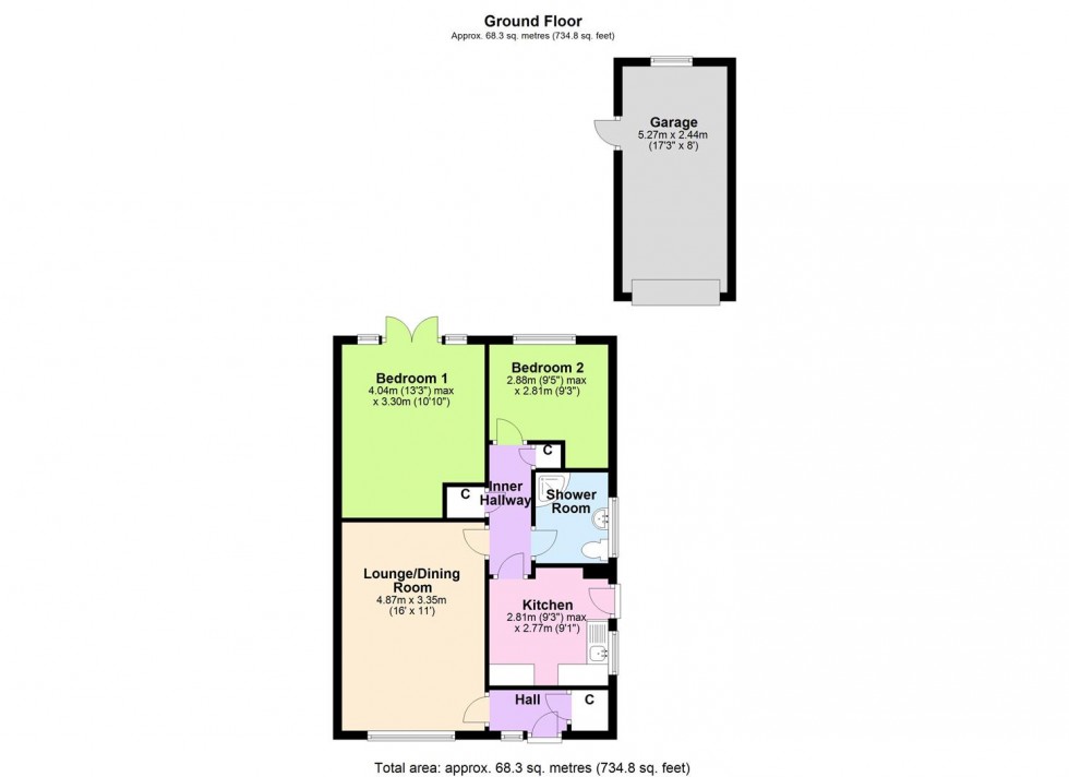 Floorplan for Springfield, Skeeby, Nr Richmond