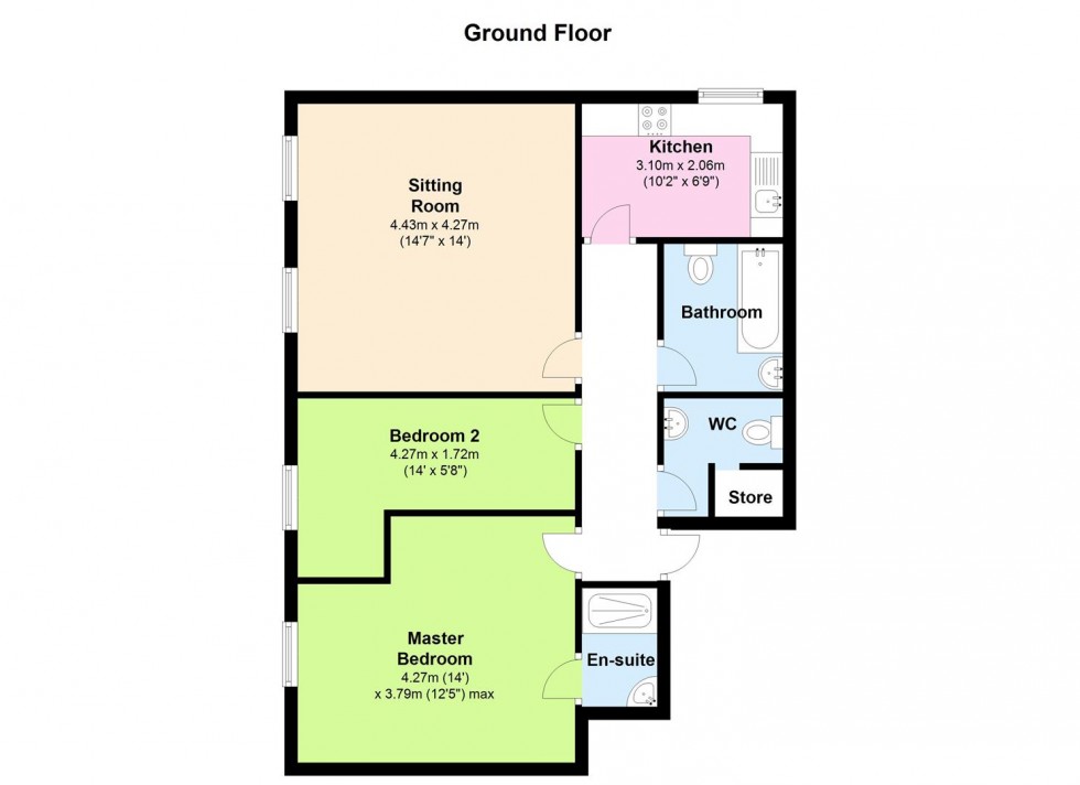 Floorplan for 21A Market Place, Bedale