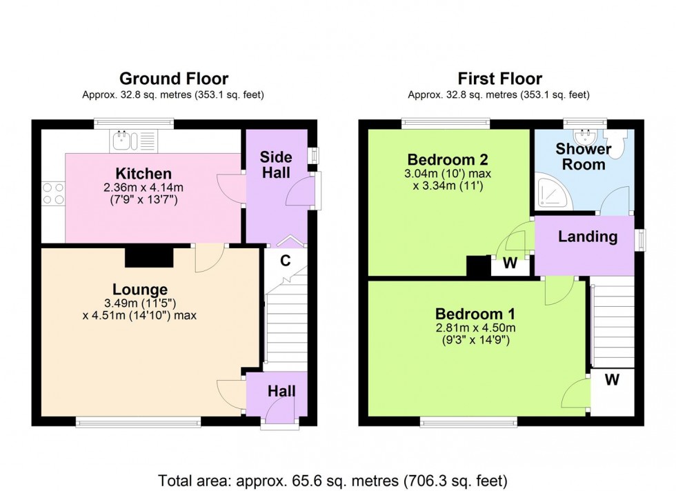 Floorplan for St. Johns Road, Hipswell, Catterick Garrison