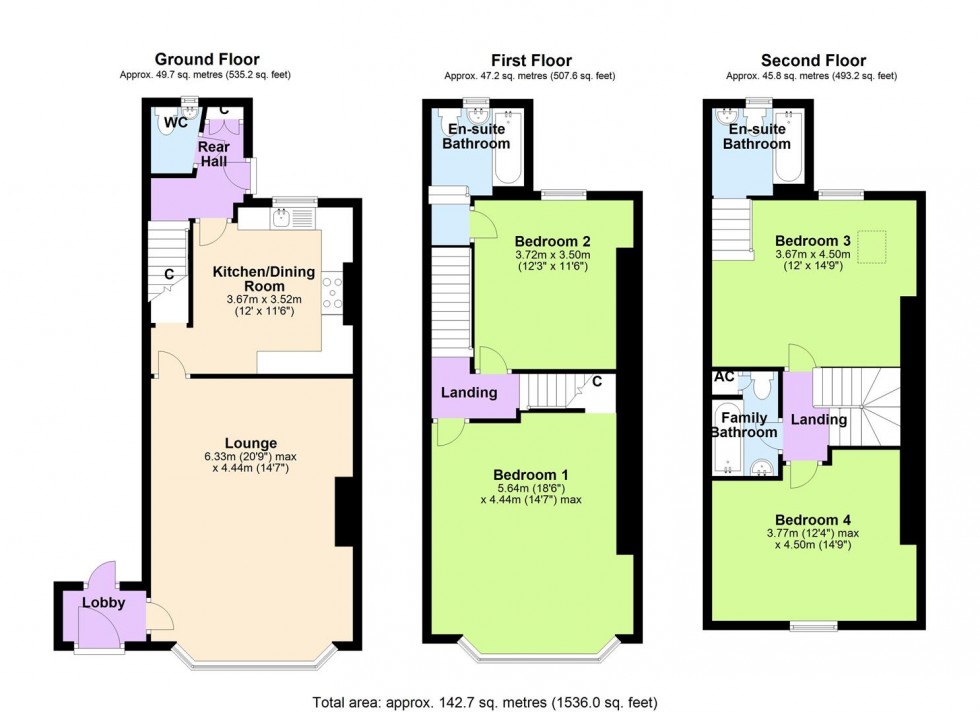 Floorplan for 11A St. Matthews Terrace, Leyburn