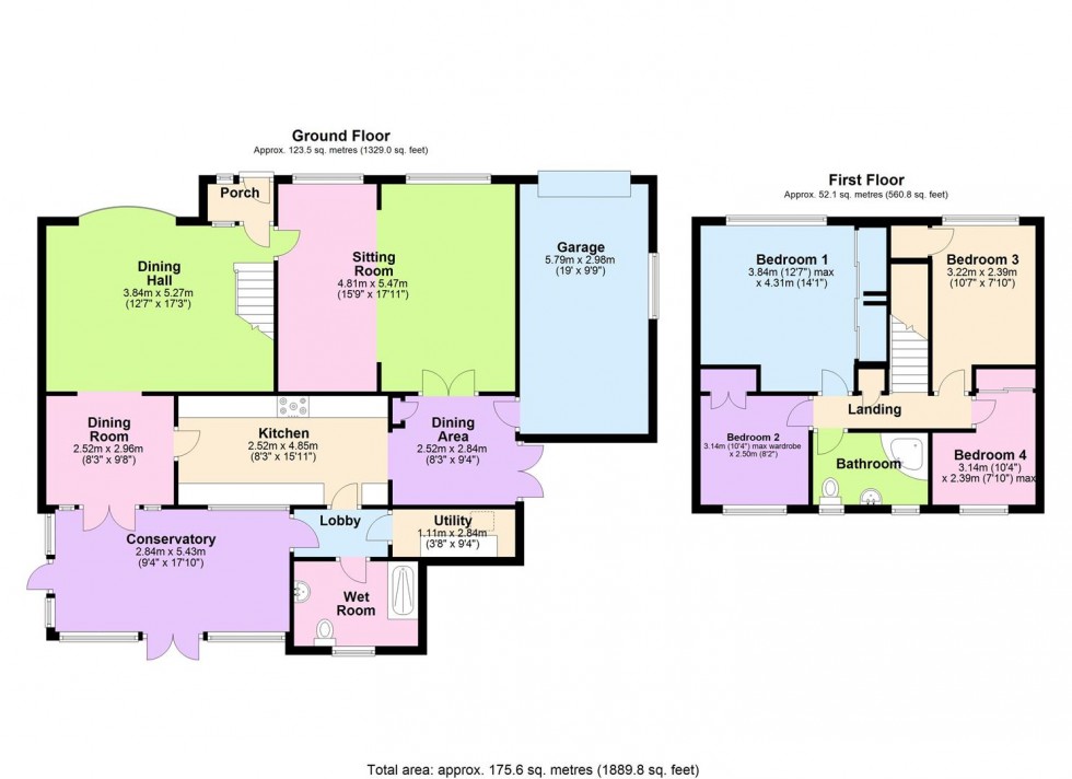 Floorplan for Pennine View, Burneston, Bedale