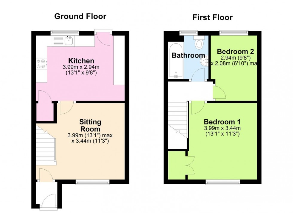 Floorplan for 65 Ash Tree Close, Bedale