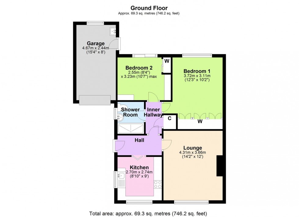 Floorplan for Whitefields Drive, Richmond