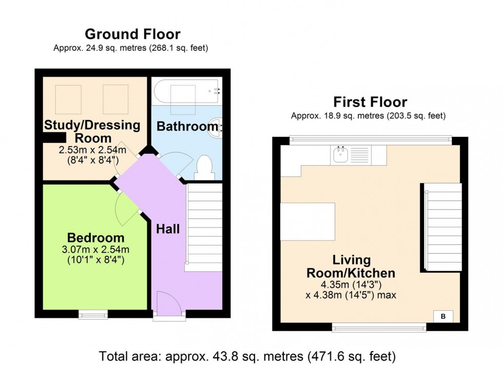 Floorplan for 4 Queens Mews, Queens Road, Richmond