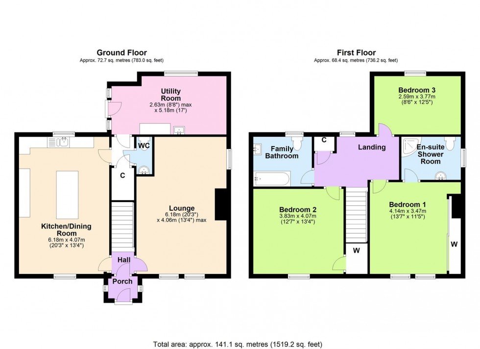 Floorplan for Fords Cottage, West Scrafton, Nr Leyburn