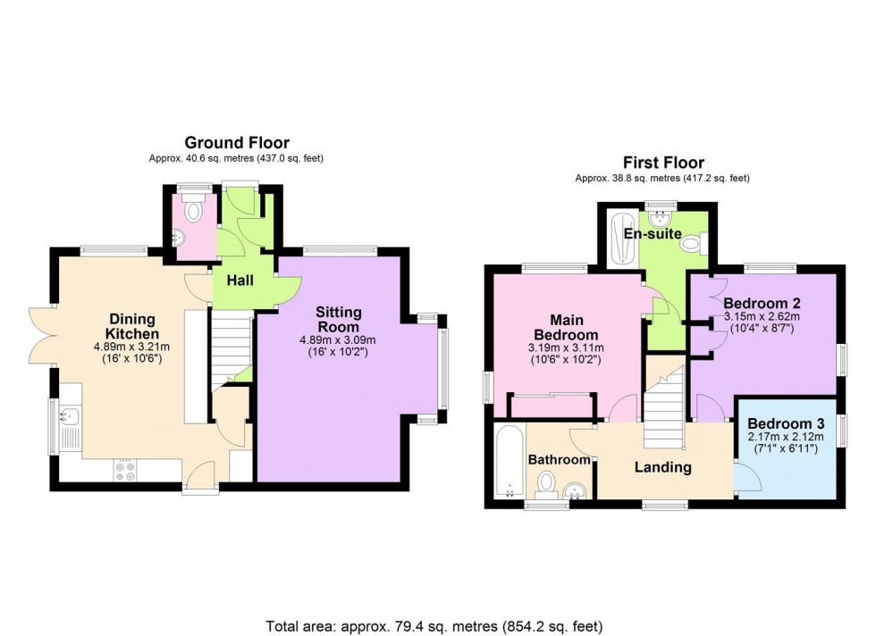 Floorplan for Foundry Way, Leeming Bar, Northallerton