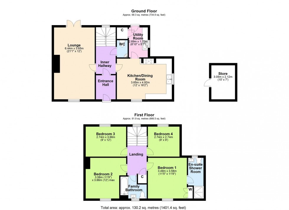 Floorplan for Hill View, 3 Bay Horse Court, Middleton Tyas