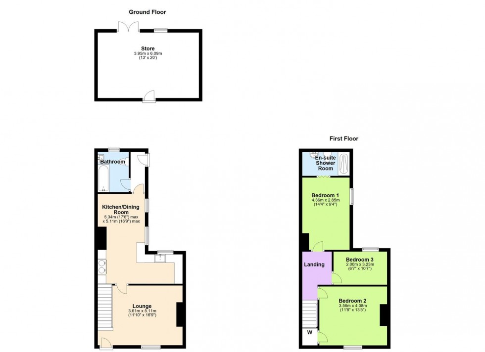 Floorplan for Silver Street, Hackforth, Bedale