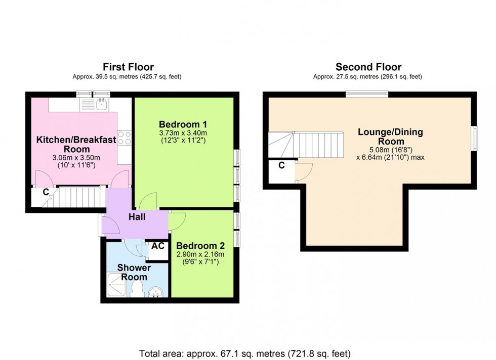 Floorplan for Manor Court, Moor Road, Leyburn