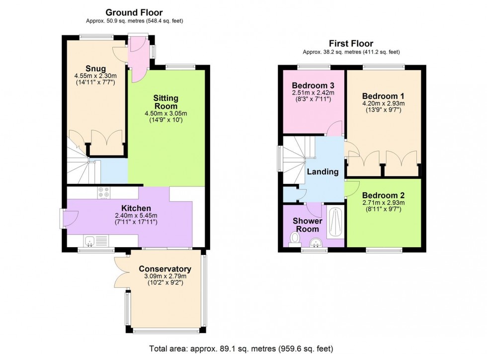 Floorplan for Sandhill Lane, Aiskew, Bedale