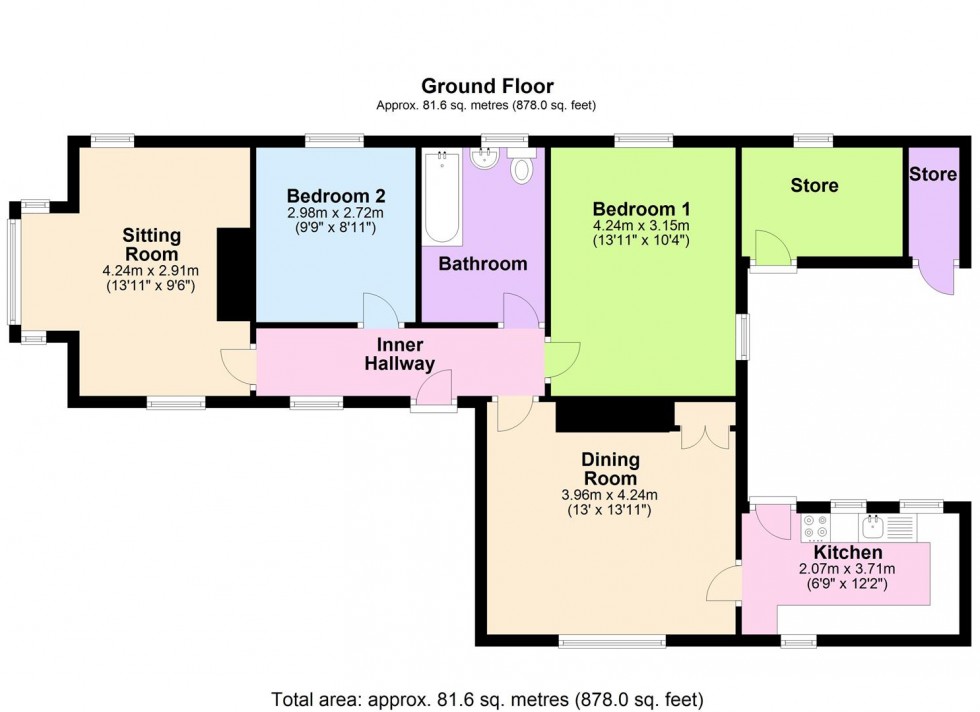 Floorplan for Exelby Road, Bedale