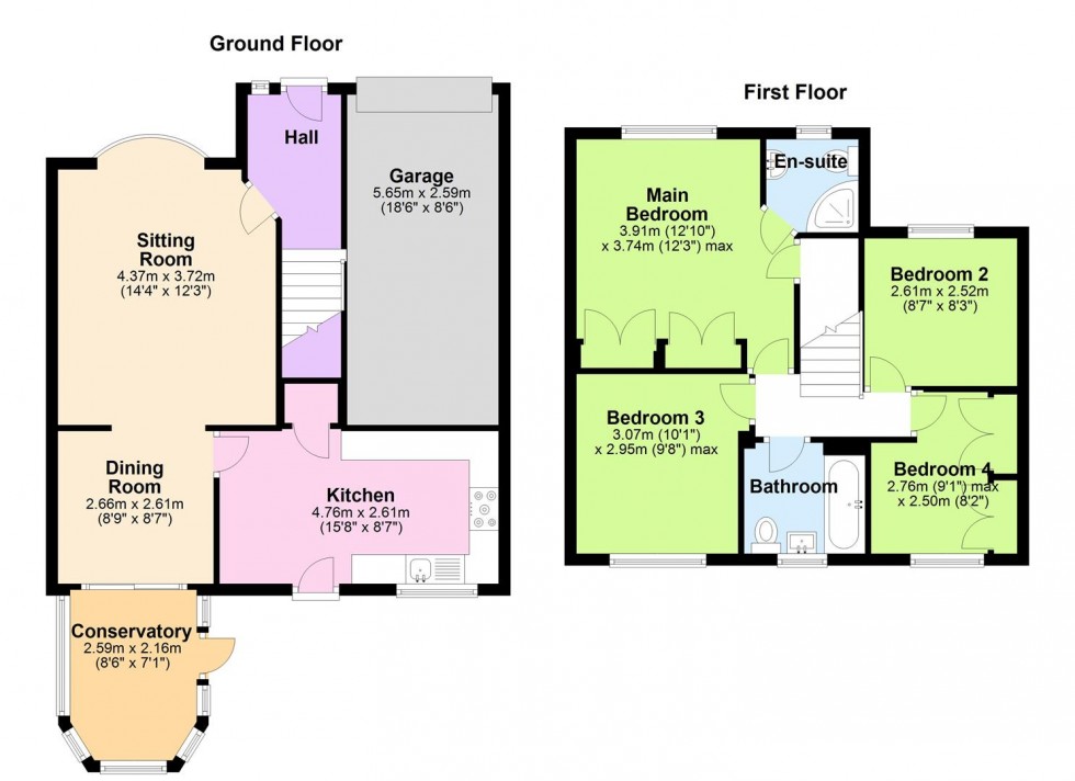 Floorplan for Beresford Close, Bedale