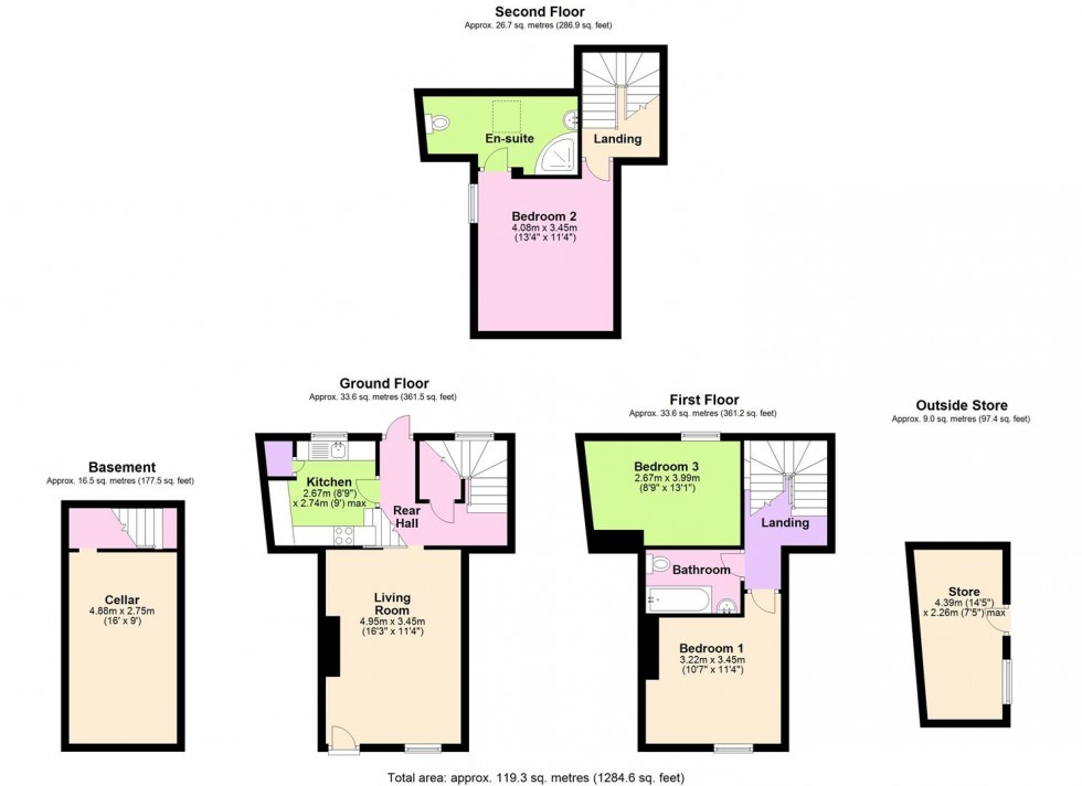 Floorplan for Bedale Road, Aiskew, Bedale